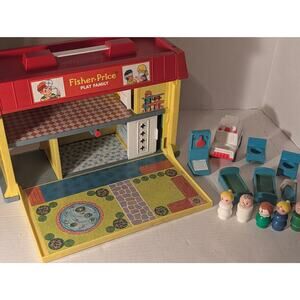 VTG 1976 Fisher Price Little People #931 Play Family Children's Hospital \